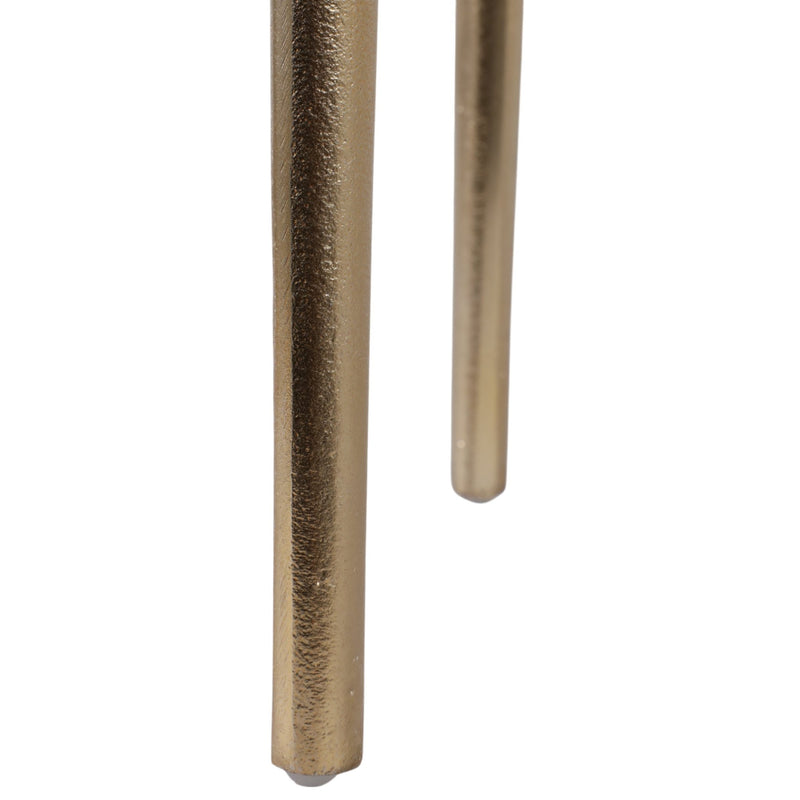 S/2 20/24" CANDO MALACHITE TOP ACCENT TABLE - Al Rugaib Furniture