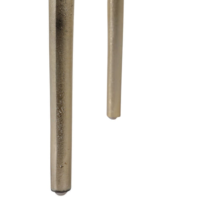 S/2 20/24" CANDO WHITE QUARTZ TOP ACCENT TABLE - Al Rugaib Furniture