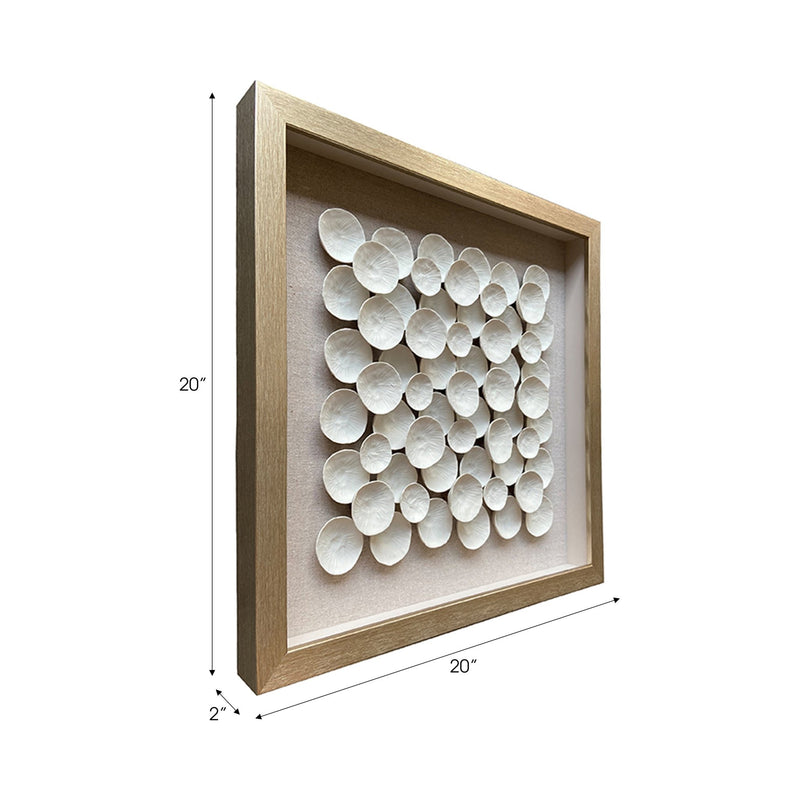S/2 20x20 Dauphine Dimensional Botanical Shadowbox - Al Rugaib Furniture