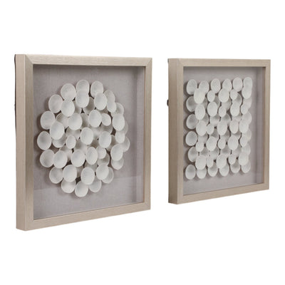 S/2 20x20 Dauphine Dimensional Botanical Shadowbox - Al Rugaib Furniture