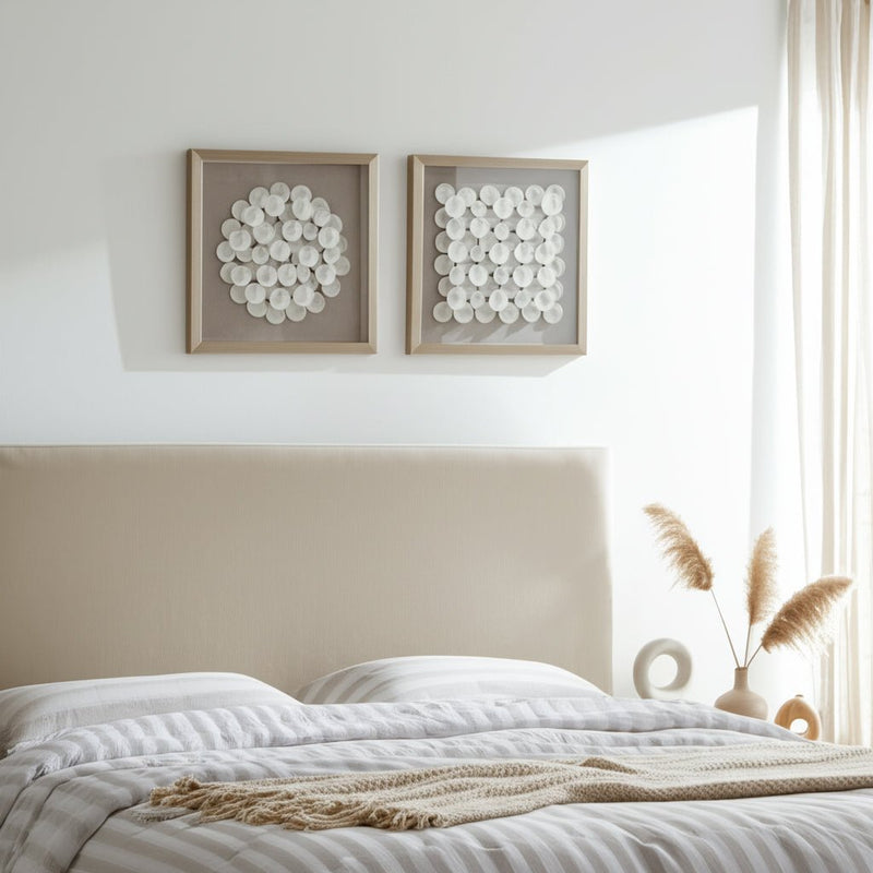 S/2 20x20 Dauphine Dimensional Botanical Shadowbox - Al Rugaib Furniture