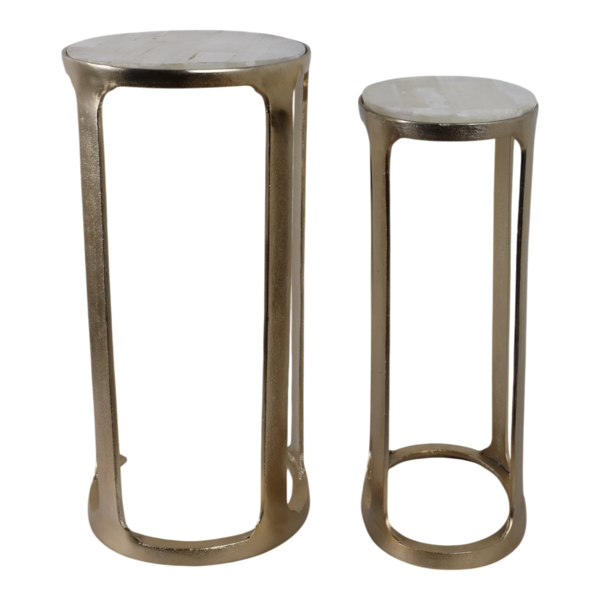 S/2 21/22" SURREY SELENITE TOP ACCENT TABLES Accent & End Tables| Sagebrook Home