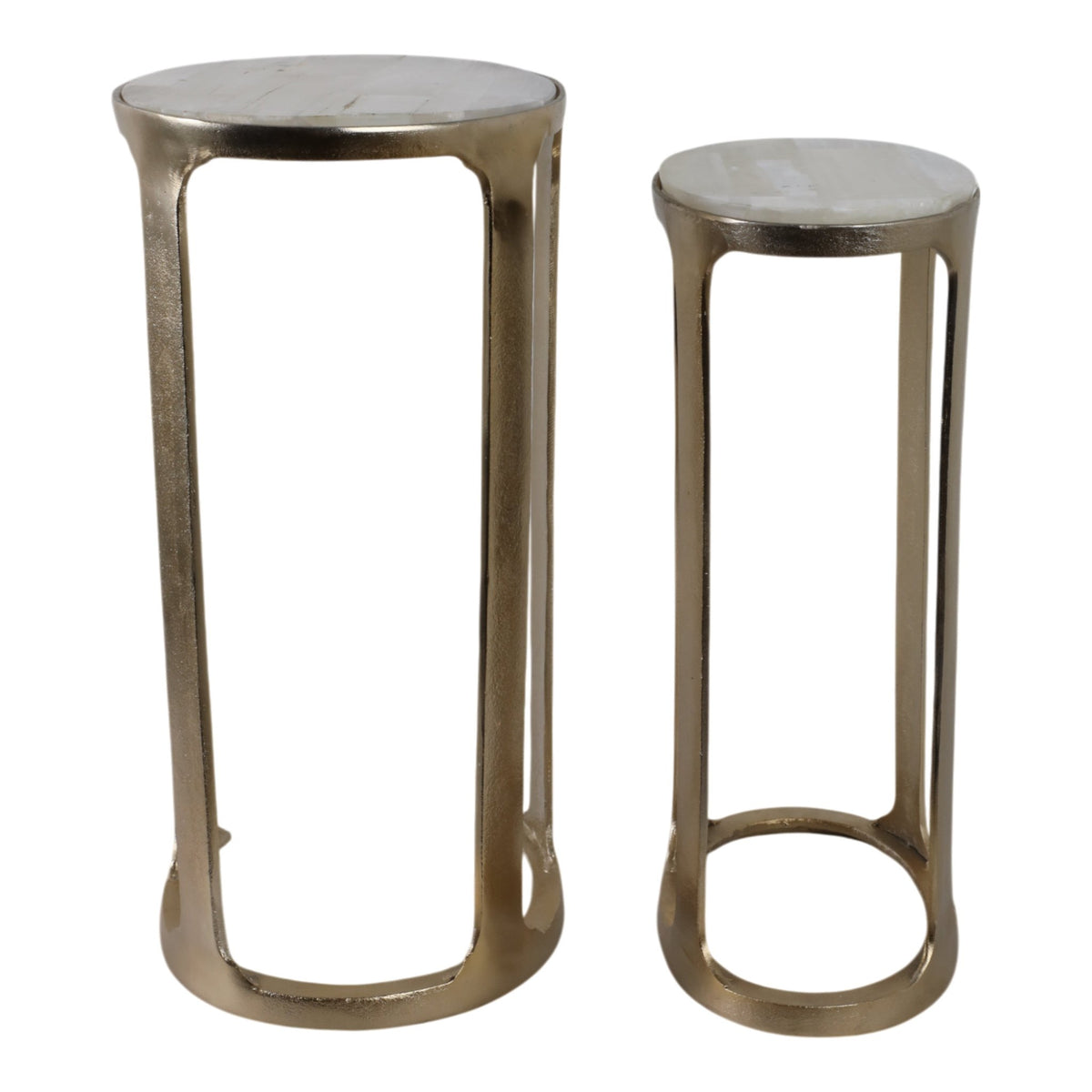 S/2 21/22" SURREY SELENITE TOP ACCENT TABLES Accent & End Tables| Sagebrook Home