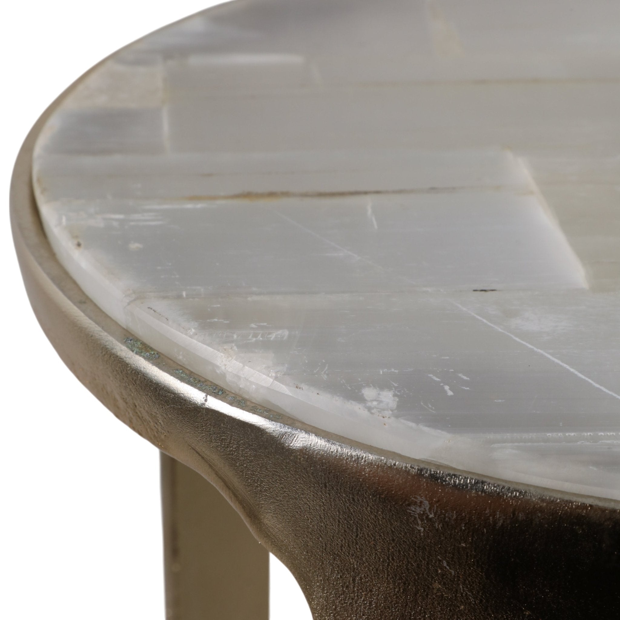 S/2 21/22" SURREY SELENITE TOP ACCENT TABLES Accent & End Tables| Sagebrook Home