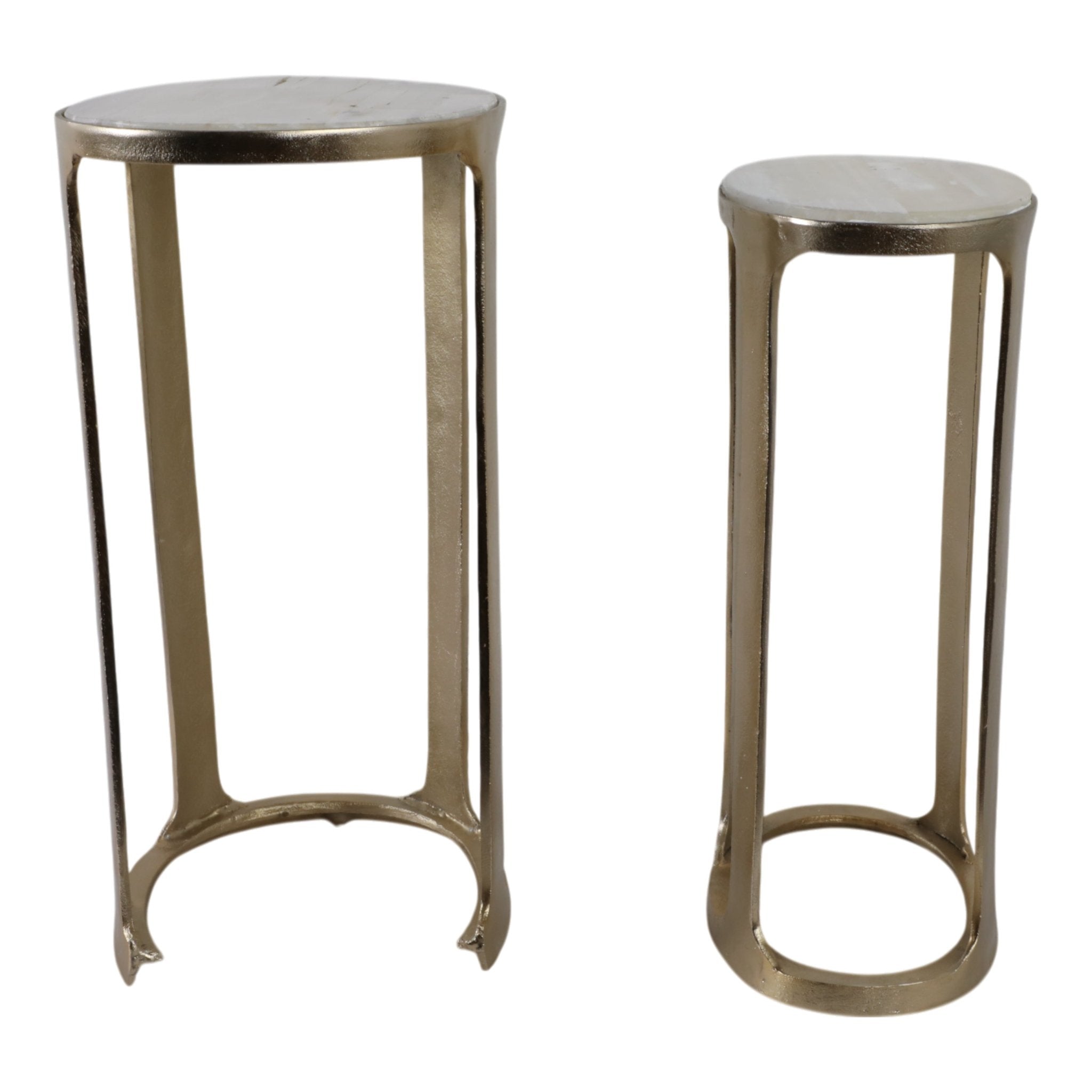 S/2 21/22" SURREY SELENITE TOP ACCENT TABLES Accent & End Tables| Sagebrook Home
