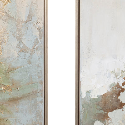 S/2 22x70 Felizia Handpainted Wall Art - Al Rugaib Furniture