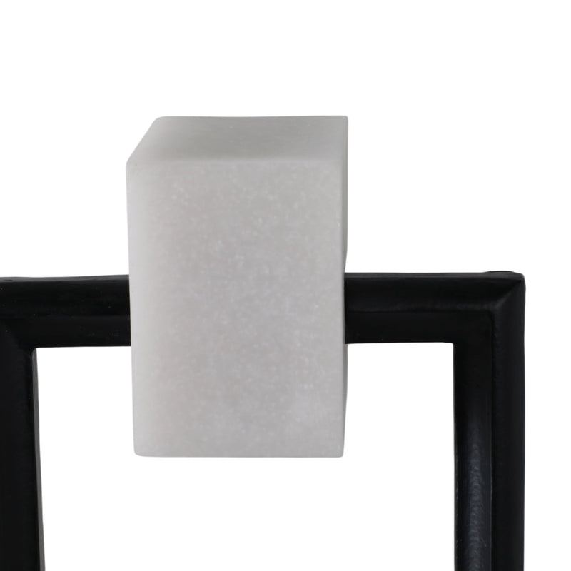 S/2 24/32" Lovell Wall Chains, White/blk - Al Rugaib Furniture