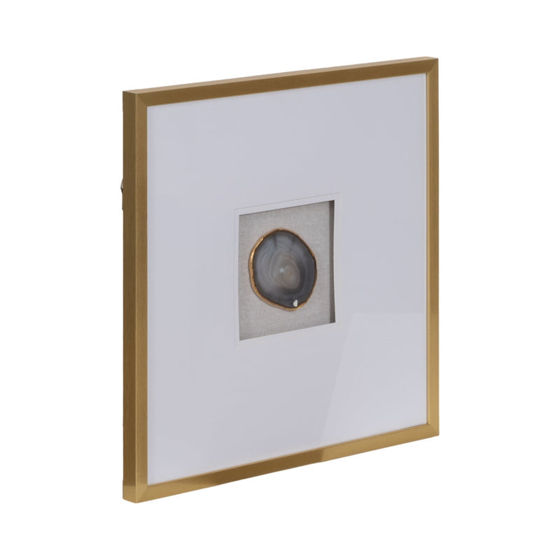 S/2 24x24 Silva Agate Shadow Box 2/a Wall Decor - Al Rugaib Furniture