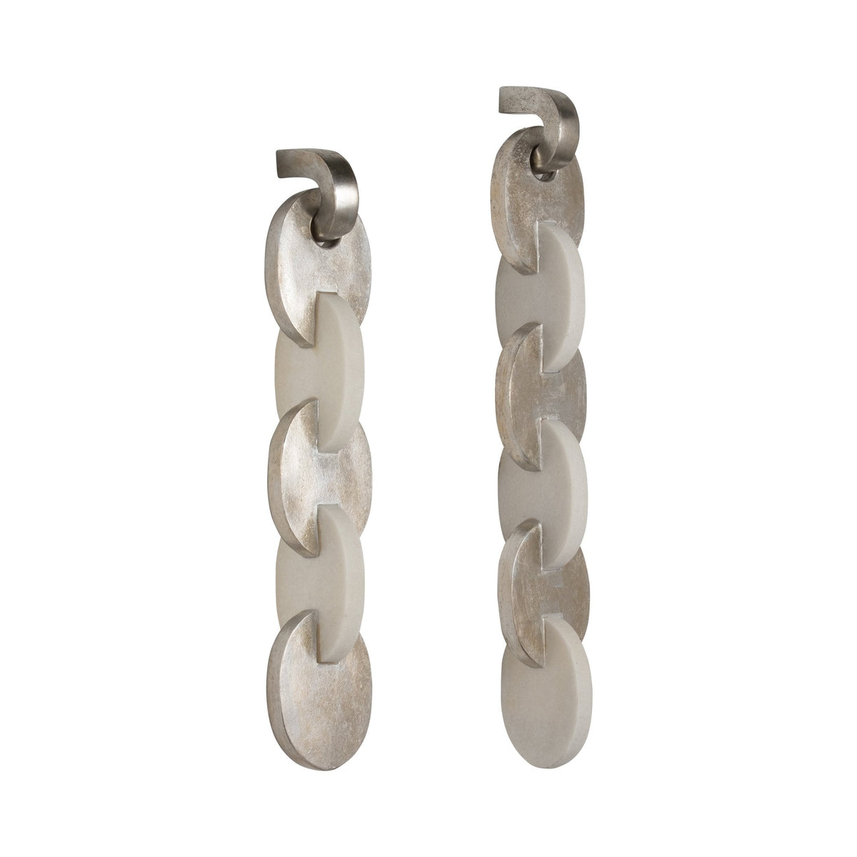 S/2 27/31" Ambrose Linked Quartz Resin Wall Decor Wall Shelf| Sagebrook Home