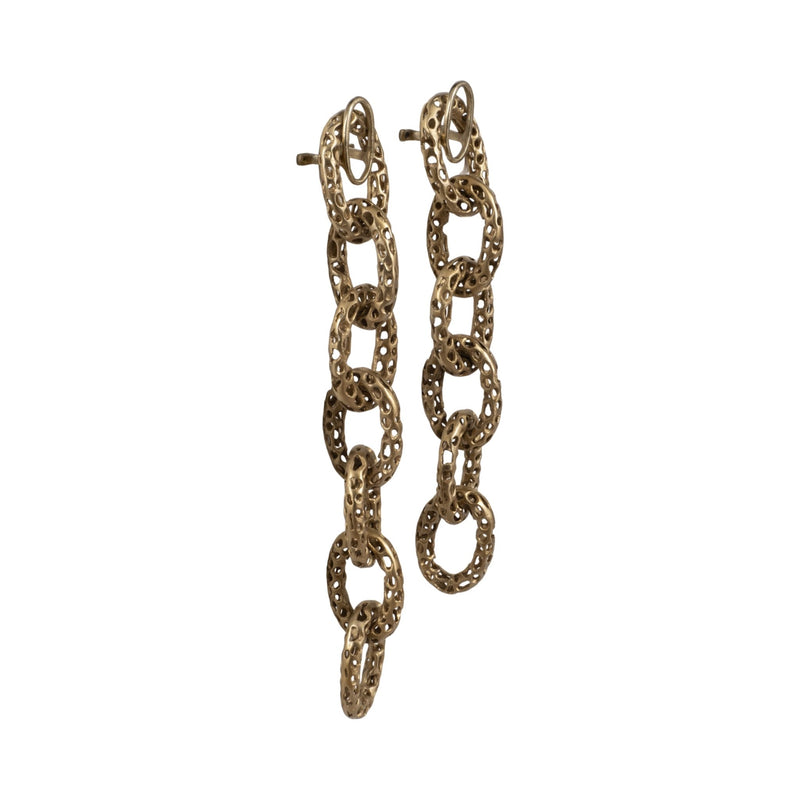 S/2 29/34" Mahin Metal Wall Links, Champagne - Al Rugaib Furniture