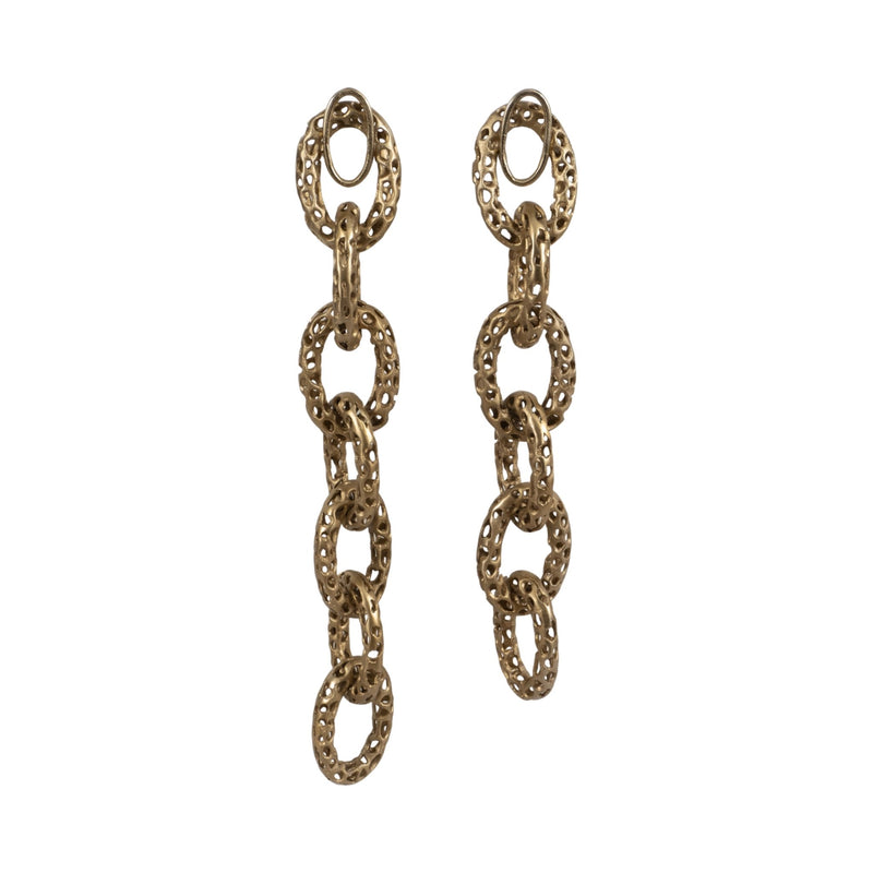 S/2 29/34" Mahin Metal Wall Links, Champagne - Al Rugaib Furniture