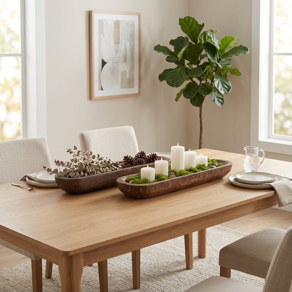 S/2 34/39" Round Edge Reclaimed Wood Bowls, Brown Bowl| Sagebrook Home