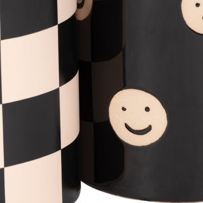 S/2 5"10 Oz Ripe Ornge Goji Lidded Candle,blk/ivry - Al Rugaib Furniture