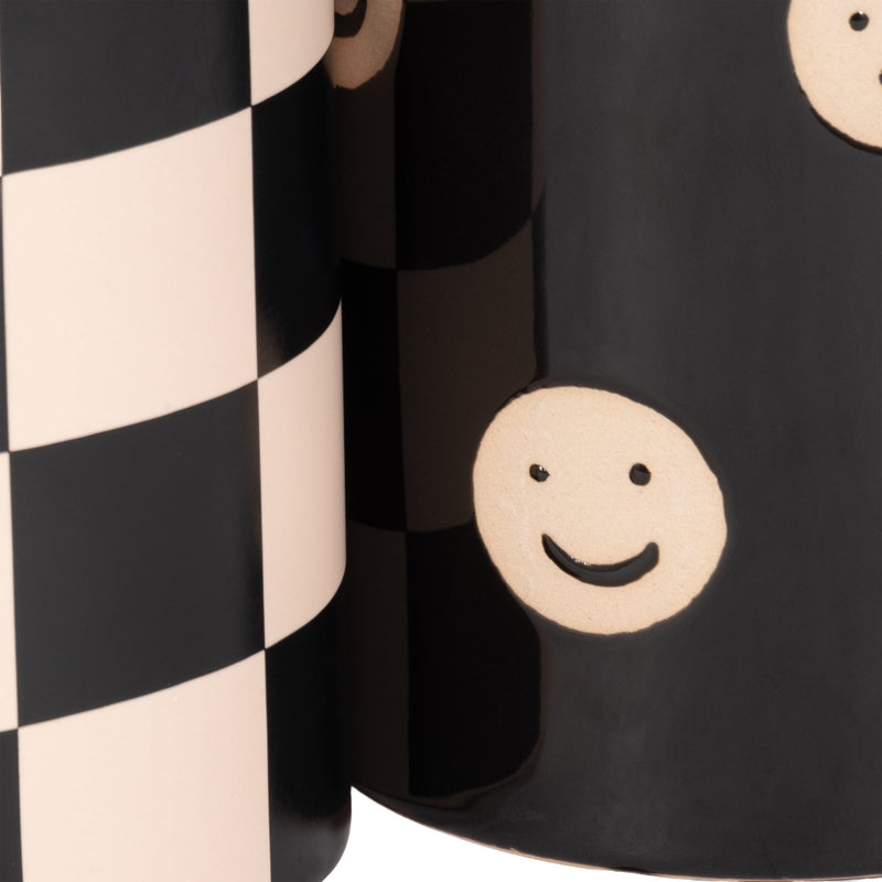 S/2 5"10 Oz Ripe Ornge Goji Lidded Candle,blk/ivry - Al Rugaib Furniture