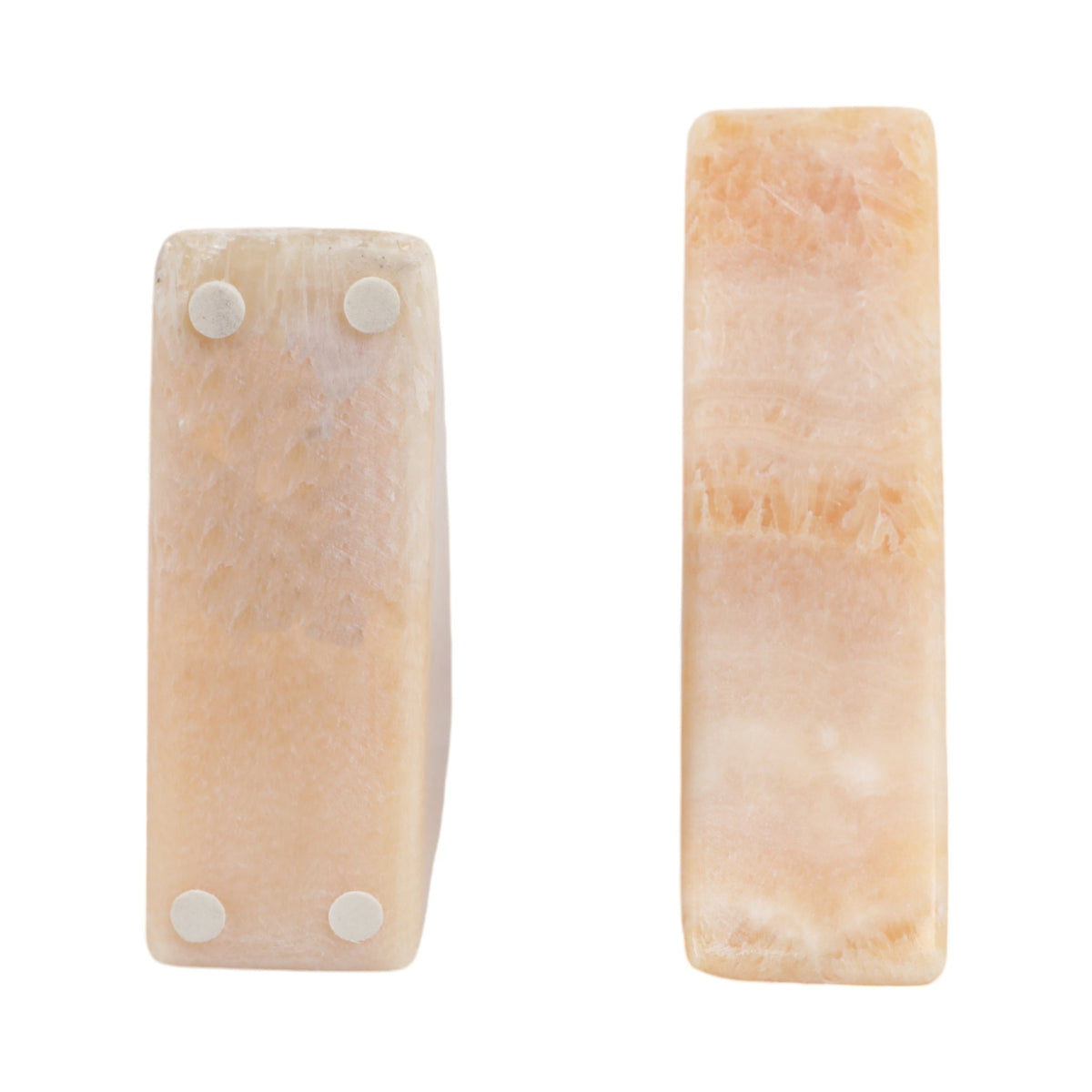 S/2 6" HONEY ONYX BOOKENDS Table Decors| Sagebrook Home
