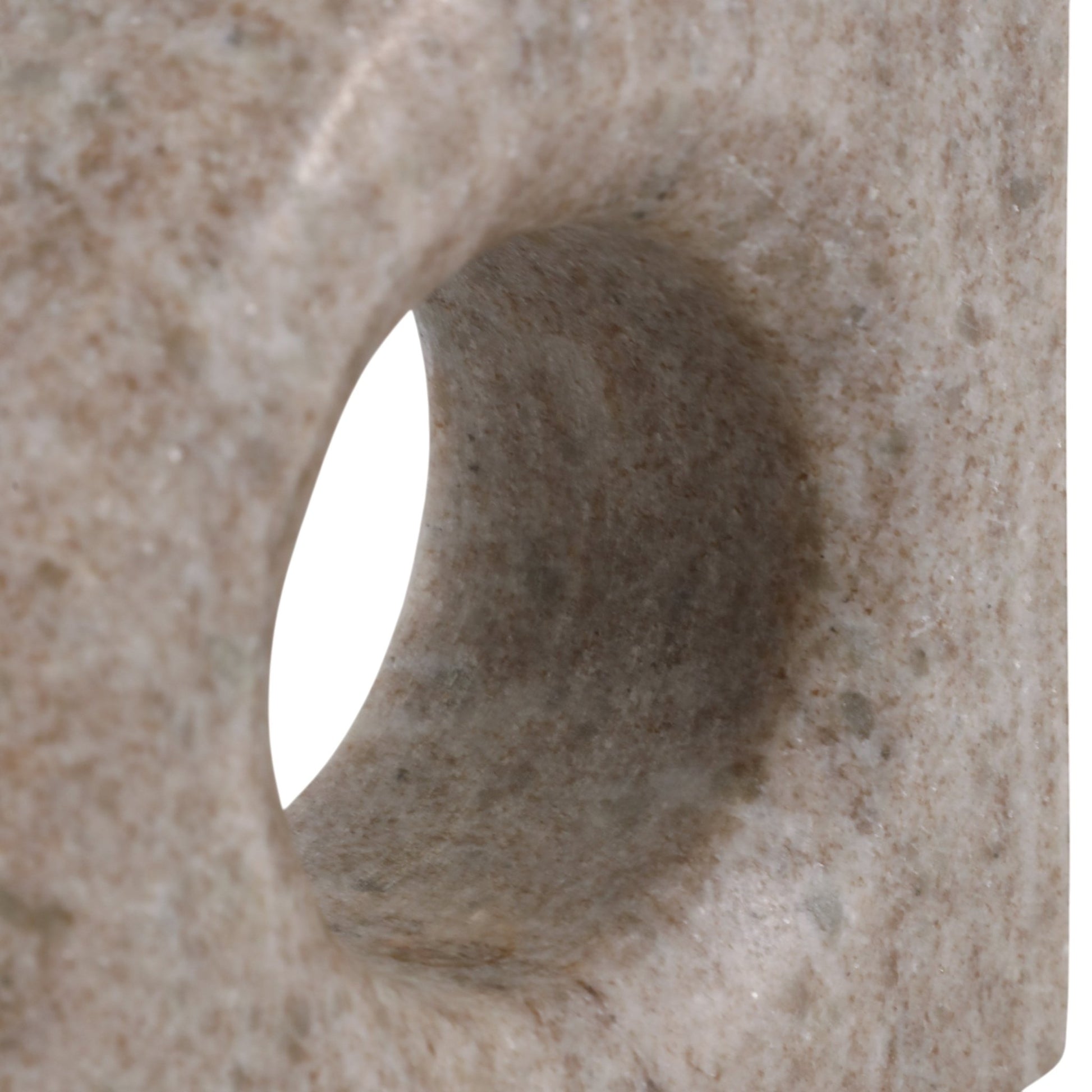 S/2 6" Large Contemporary Marble Bookends, Beige Table Decors| Sagebrook Home