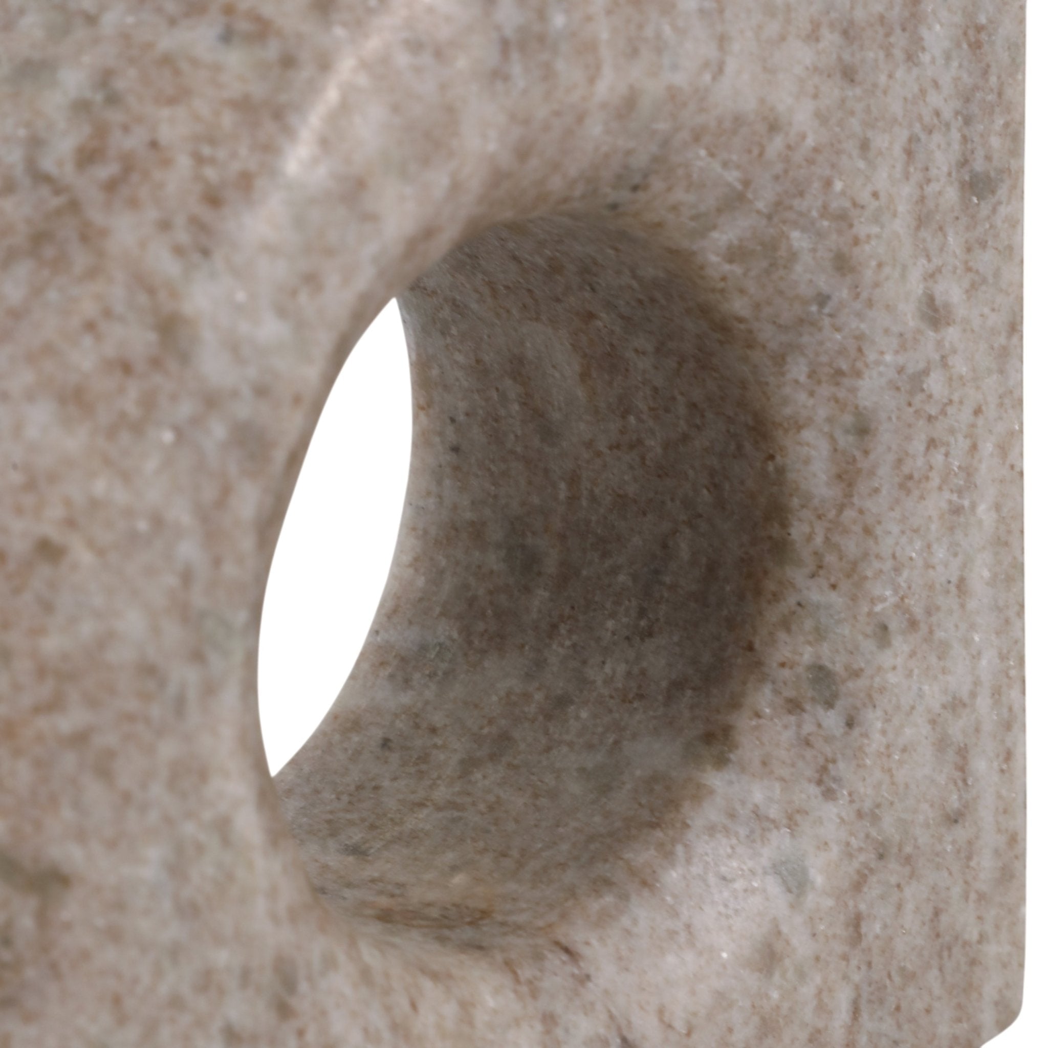 S/2 6" Large Contemporary Marble Bookends, Beige Table Decors| Sagebrook Home