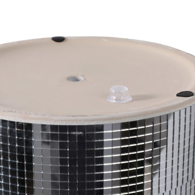 S/2 6/7" Disco Planter, Silver - Al Rugaib Furniture