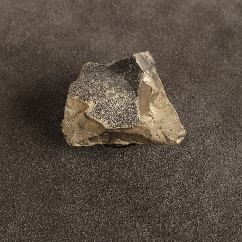 S/2 6/8" Harare Suede Boxes W/stone Knob, Gray - Al Rugaib Furniture