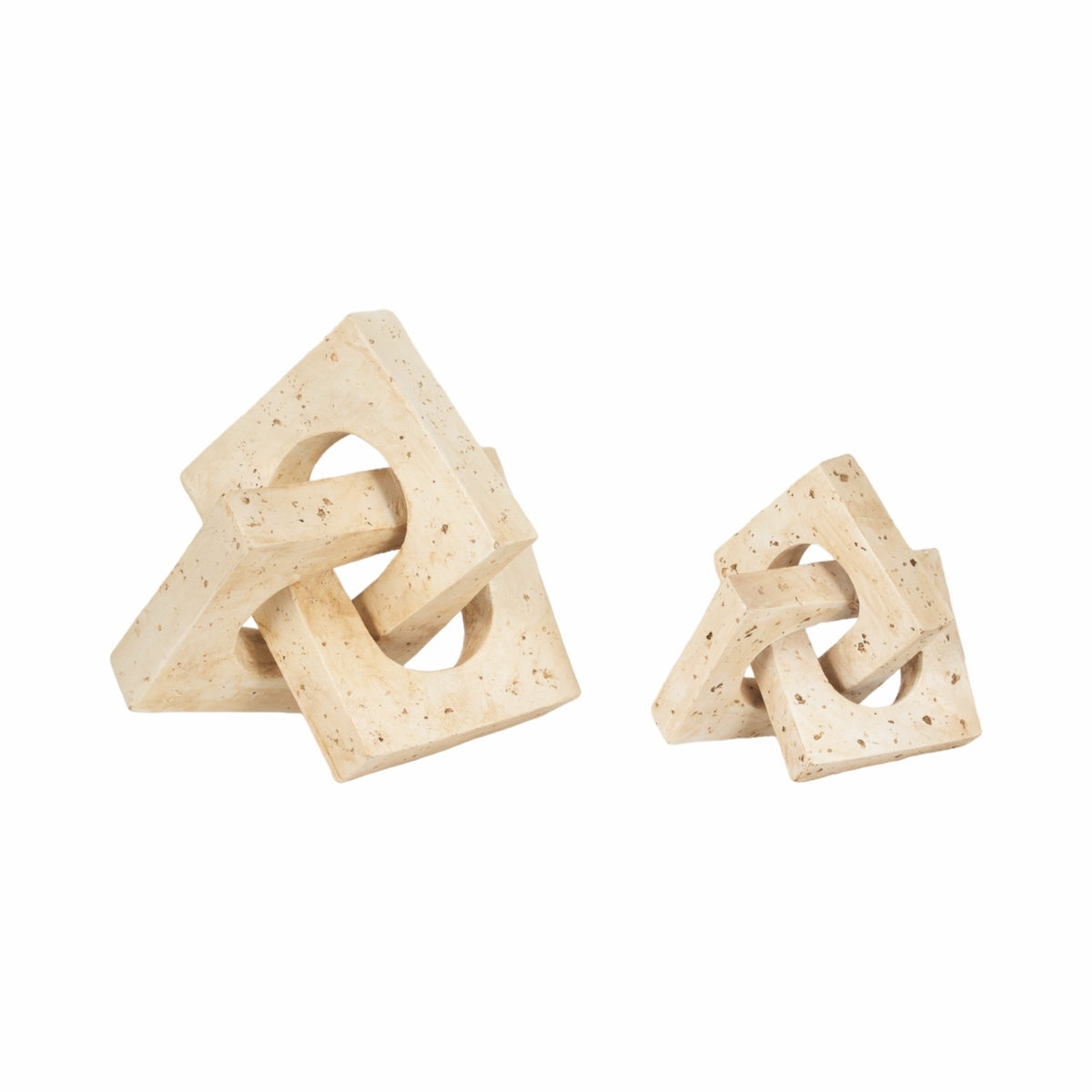 S/2 7/10" NUPTSE OBJECTS, NATURAL Table Decors| Sagebrook Home