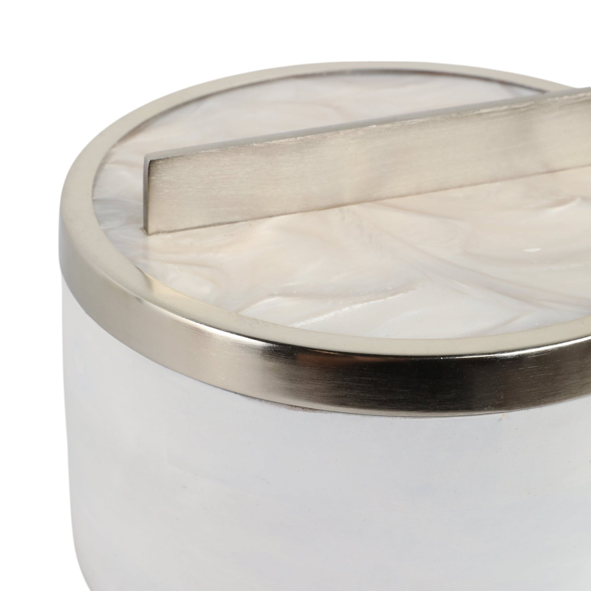 S/2 7/5" COLCHESTER WOOD AND MICA RESIN BOXES Table Decors| Sagebrook Home