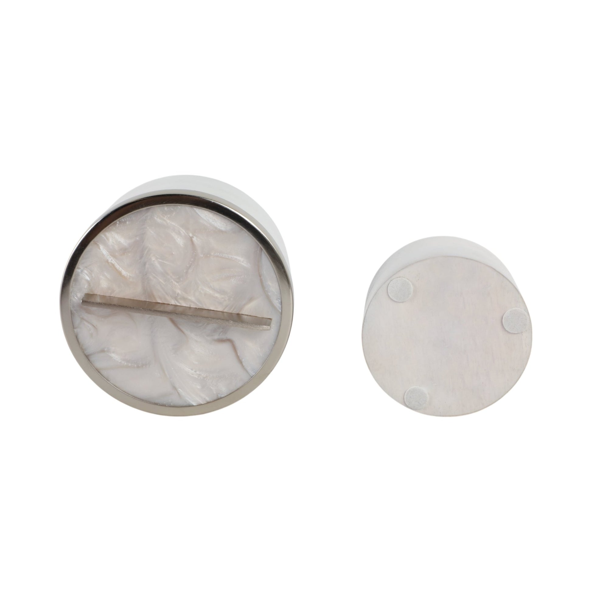 S/2 7/5" COLCHESTER WOOD AND MICA RESIN BOXES Table Decors| Sagebrook Home