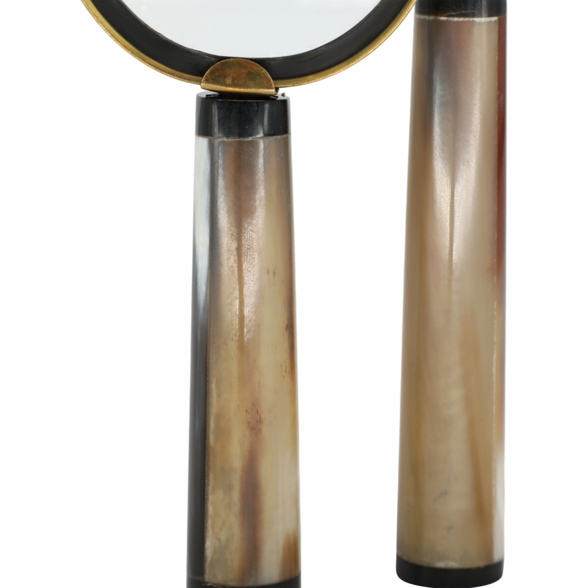 S/2 7/9" Nilay Horn Magnifying Glass, Gold Table Decors| Sagebrook Home