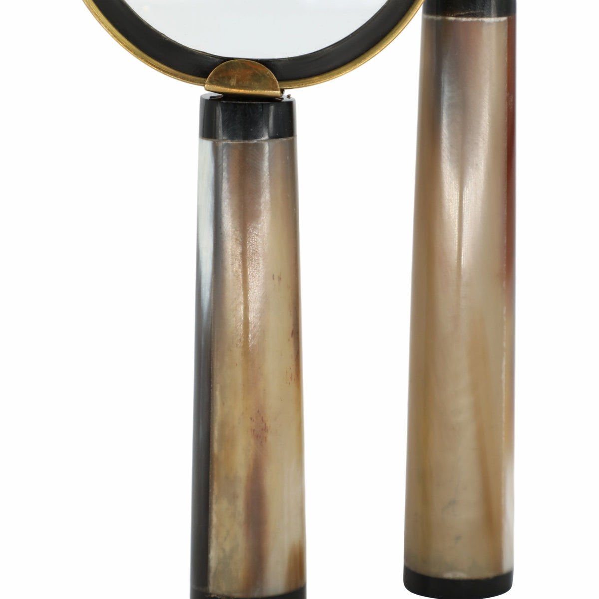 S/2 7/9" Nilay Horn Magnifying Glass, Gold Table Decors| Sagebrook Home