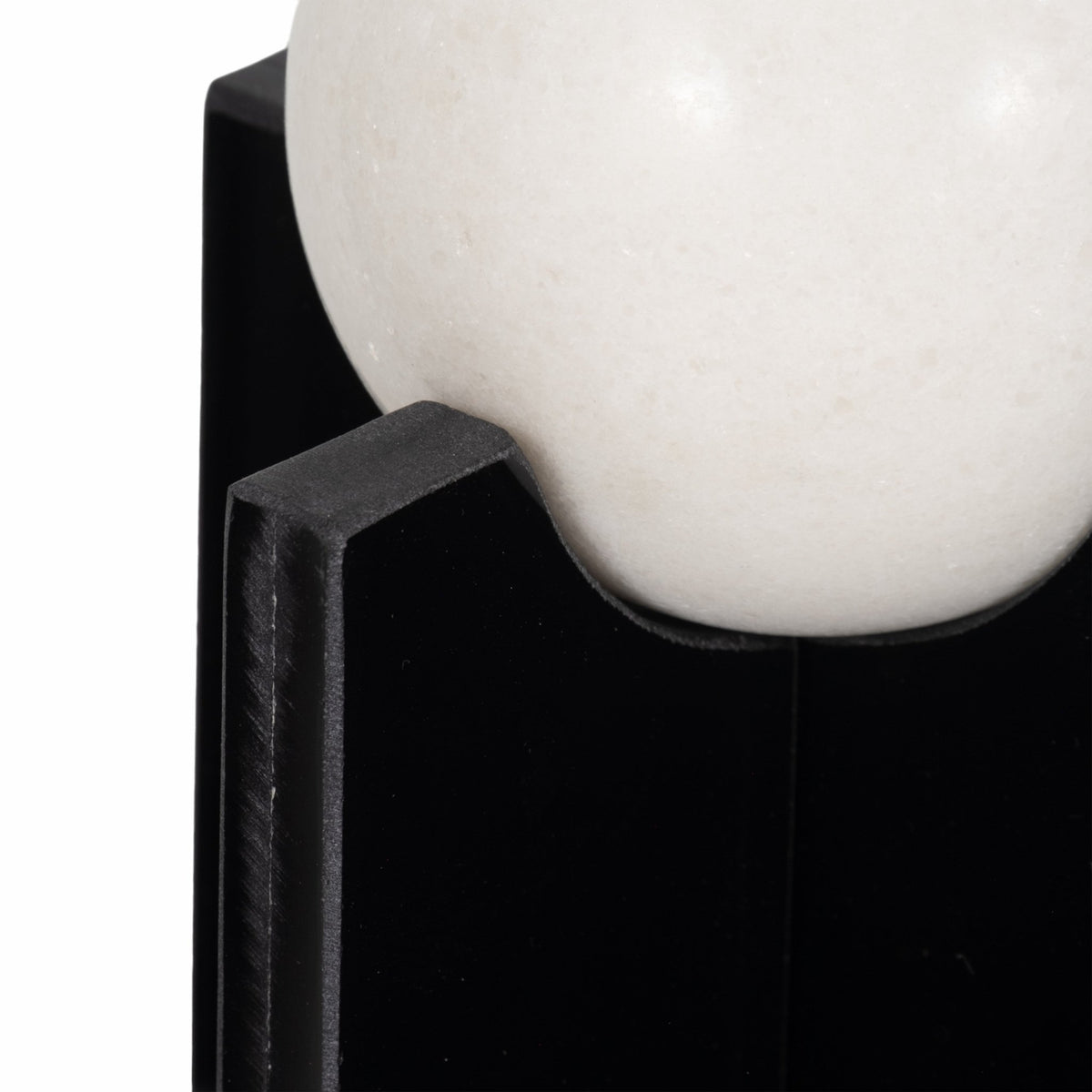 S/2 8/12" Elias Glass & Marble Sphere Statuary, Bl Table Decors| Sagebrook Home