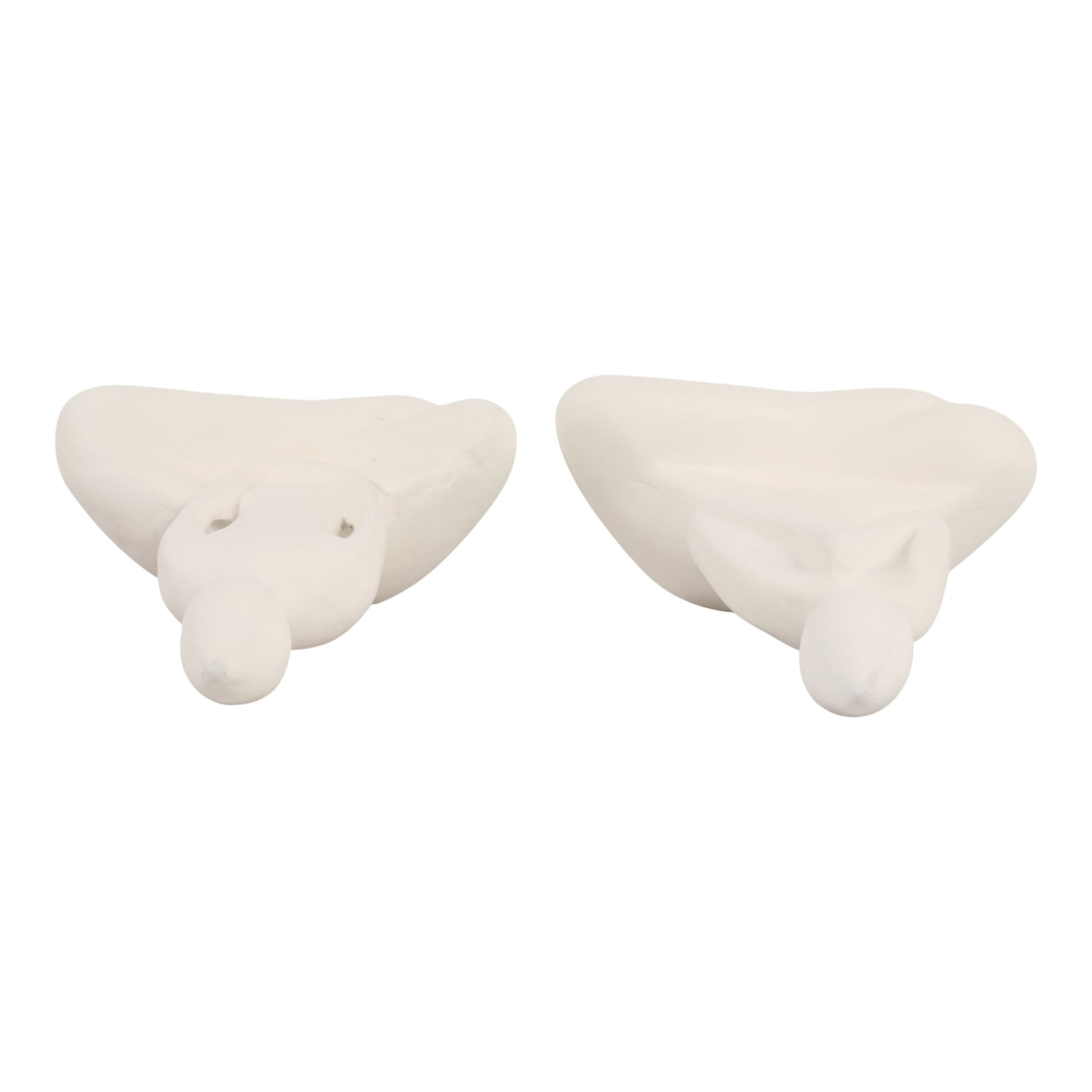 S/2 8x11" Paper Mache Yoga Ladies, White Table Decors| Sagebrook Home