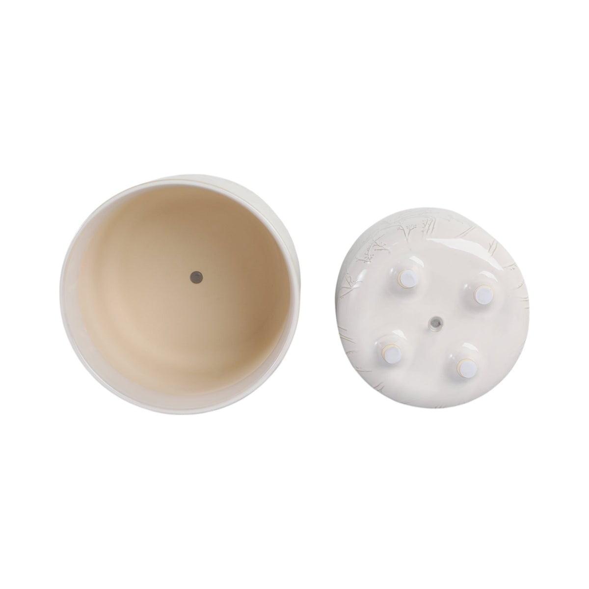 S/2 9/11" BLOOMING BRANCHES PLANTERS, IVORY Planter| Sagebrook Home