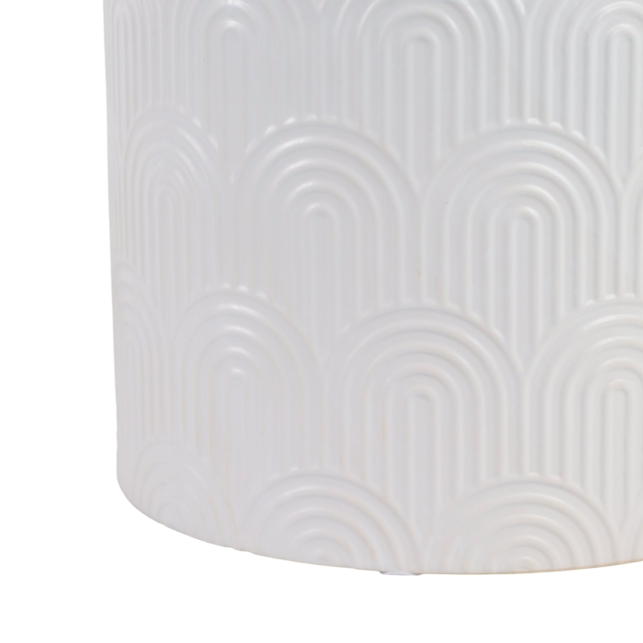 S/2 9/12" Arch Planters, White Planter| Sagebrook Home