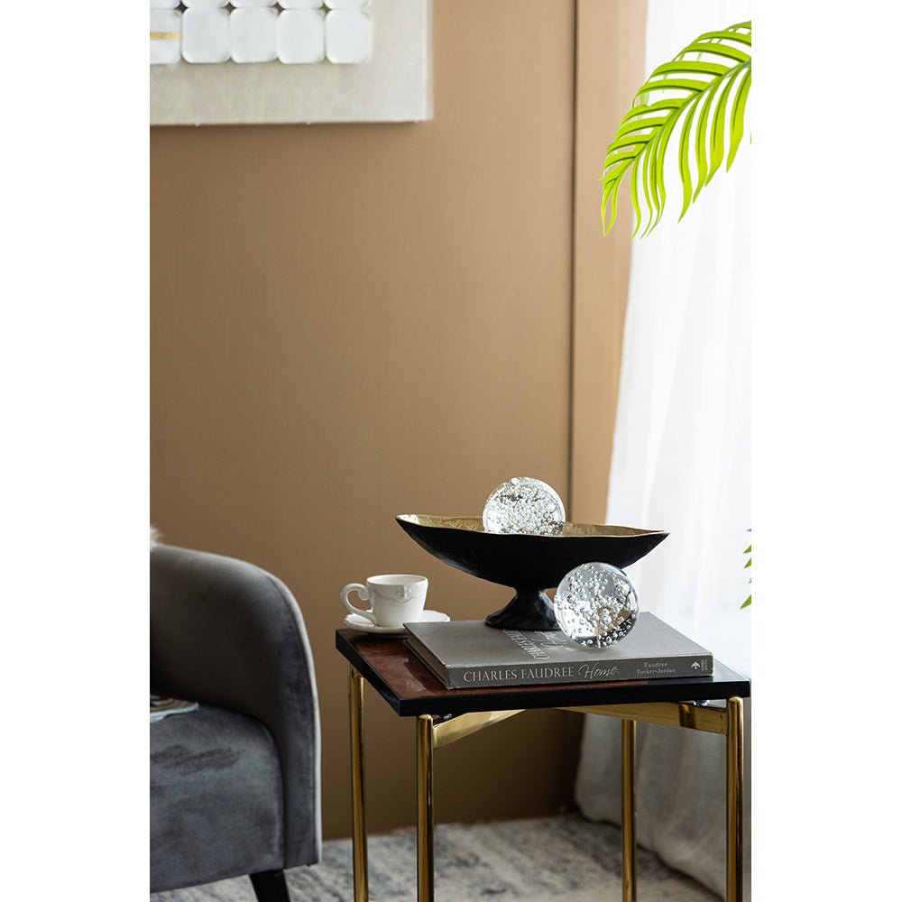 S/2 D4x4" Bubble Spheres Table Decors| Roots Furniture