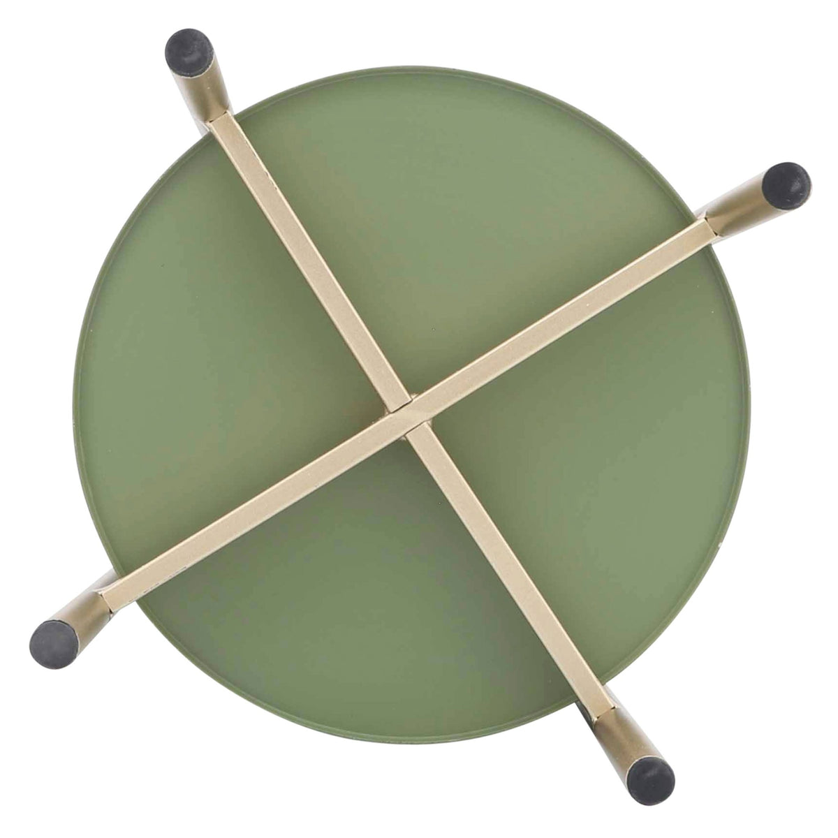 S/2 HONEYCOMB PLANTER ON METAL STAND, olive /gold Outdoor Planters| Sagebrook Home