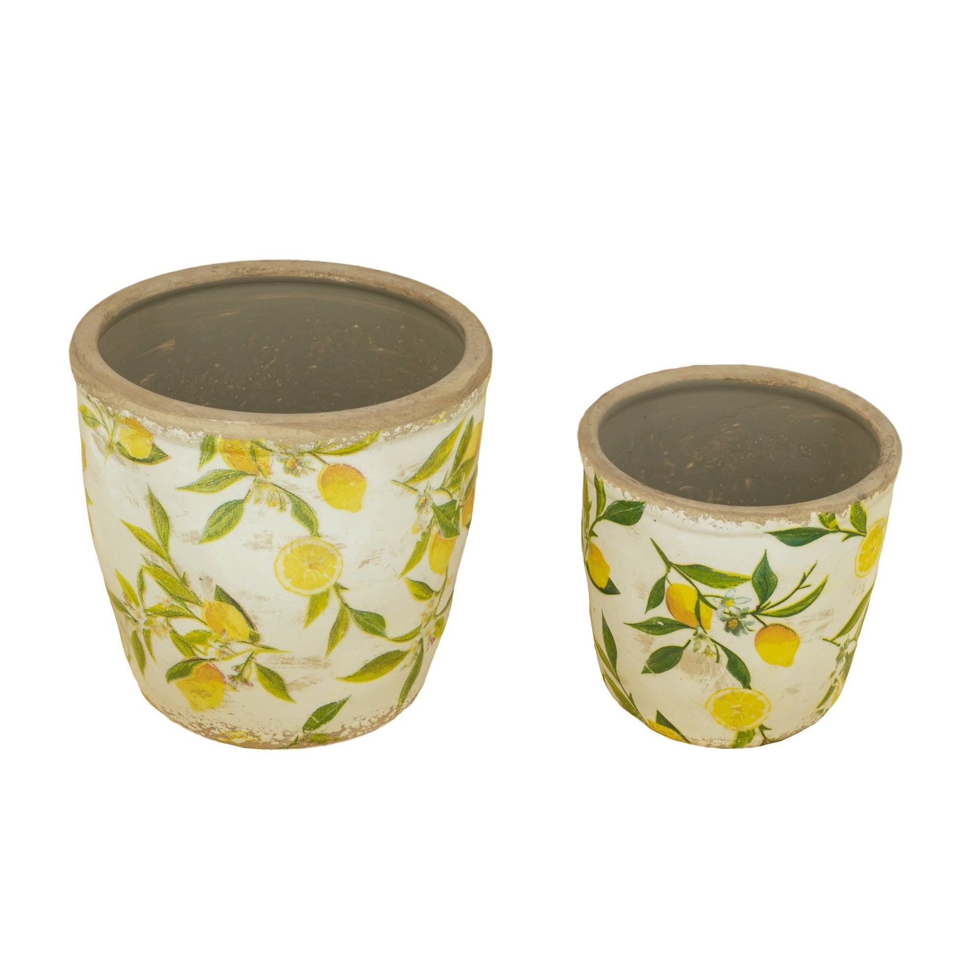 S/2 Lemon Pattern Planters Planter| Roots Furniture
