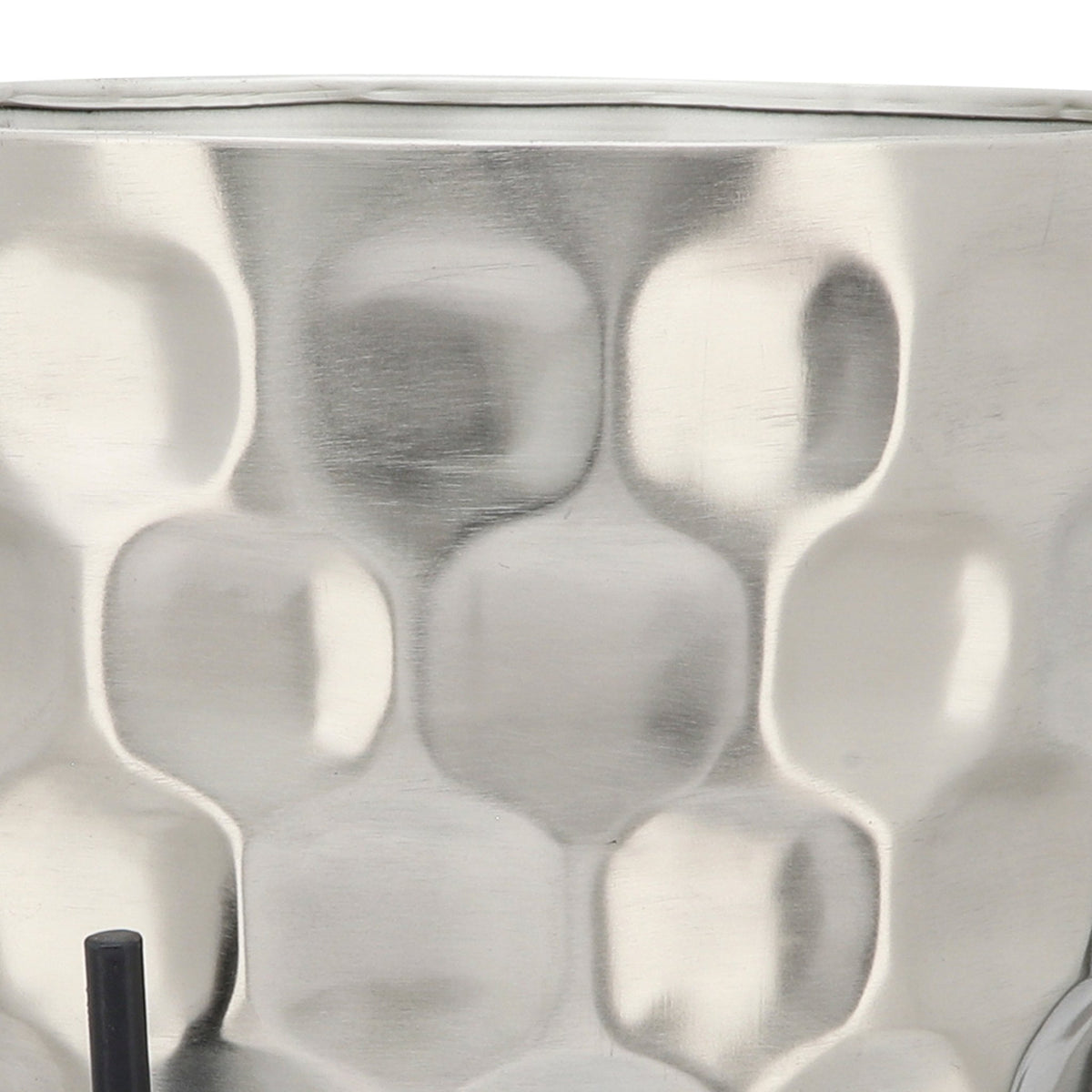S/2 METAL 12/15" HAMMERED PLANTER, SILVER Outdoor Planters| Sagebrook Home