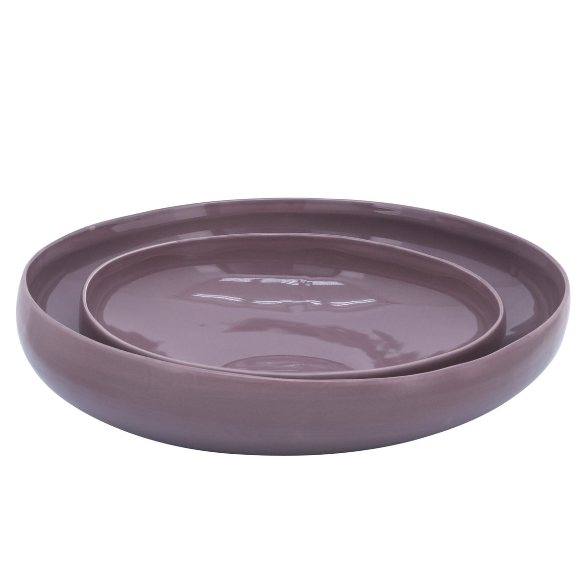 S/2 ORGANIC BOWLS 12/15", BEIGE Bowl| Sagebrook Home