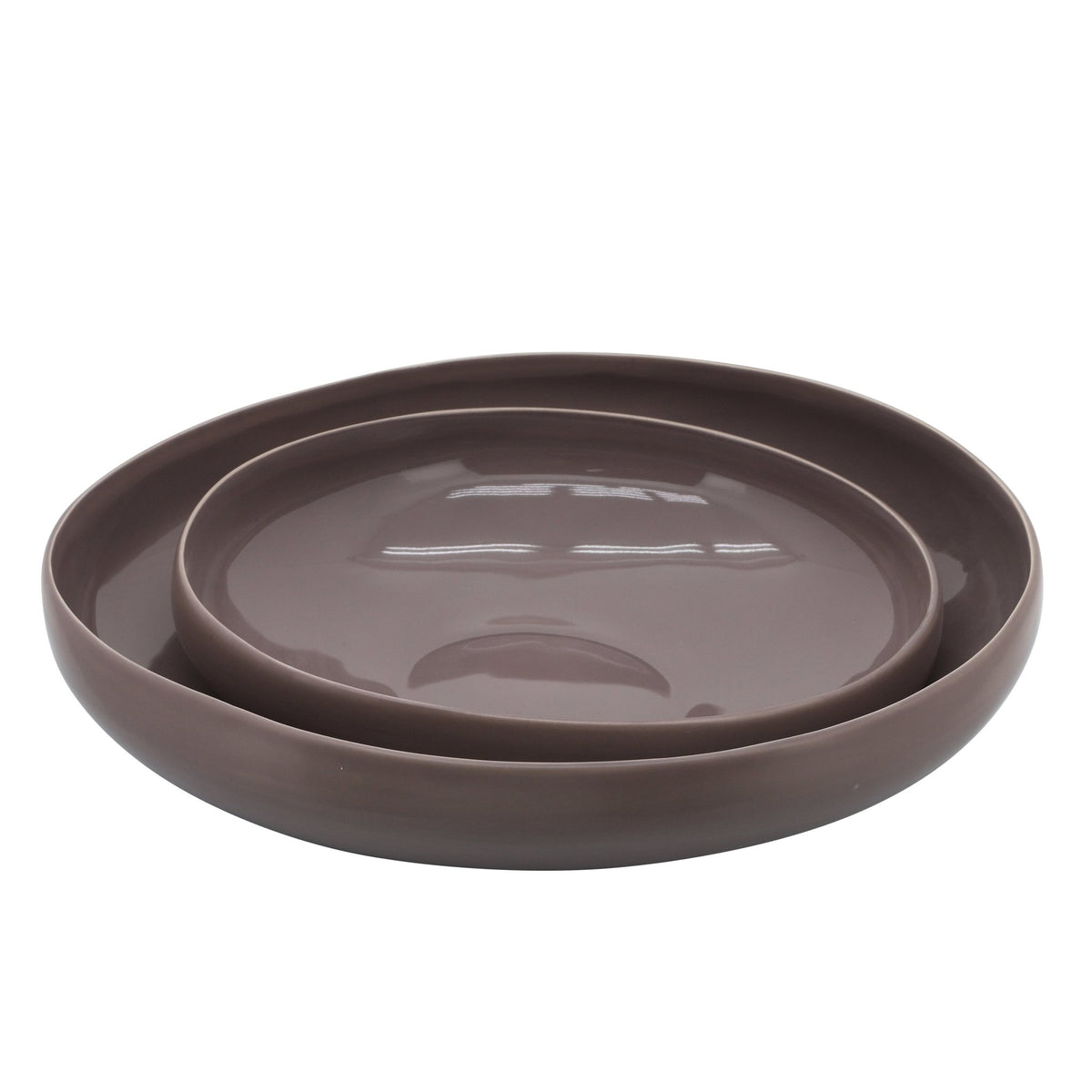 S/2 ORGANIC BOWLS 12/15", BEIGE Bowl| Sagebrook Home
