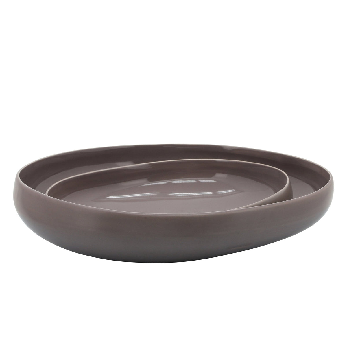 S/2 ORGANIC BOWLS 12/15", BEIGE Bowl| Sagebrook Home