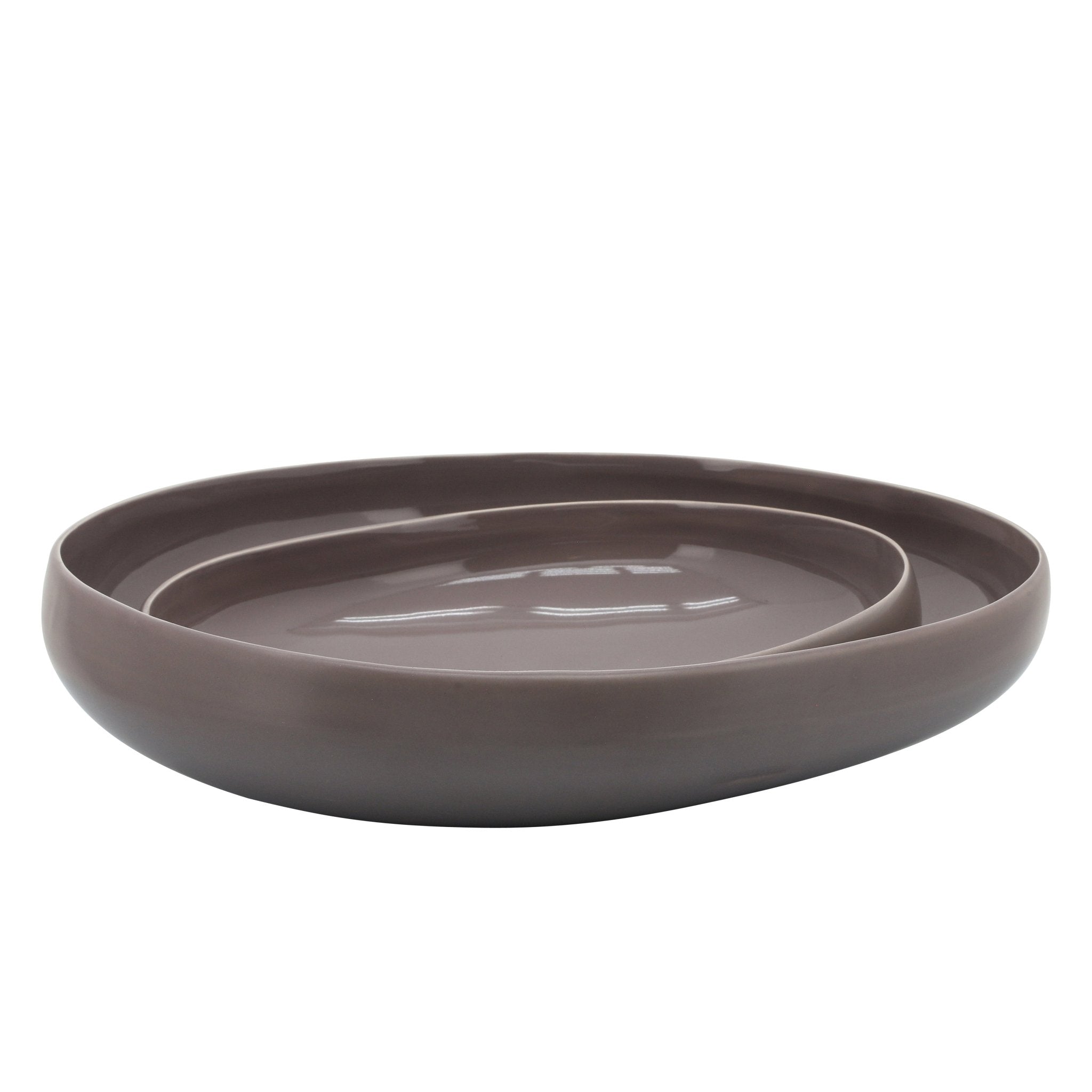 S/2 ORGANIC BOWLS 12/15", BEIGE Bowl| Sagebrook Home