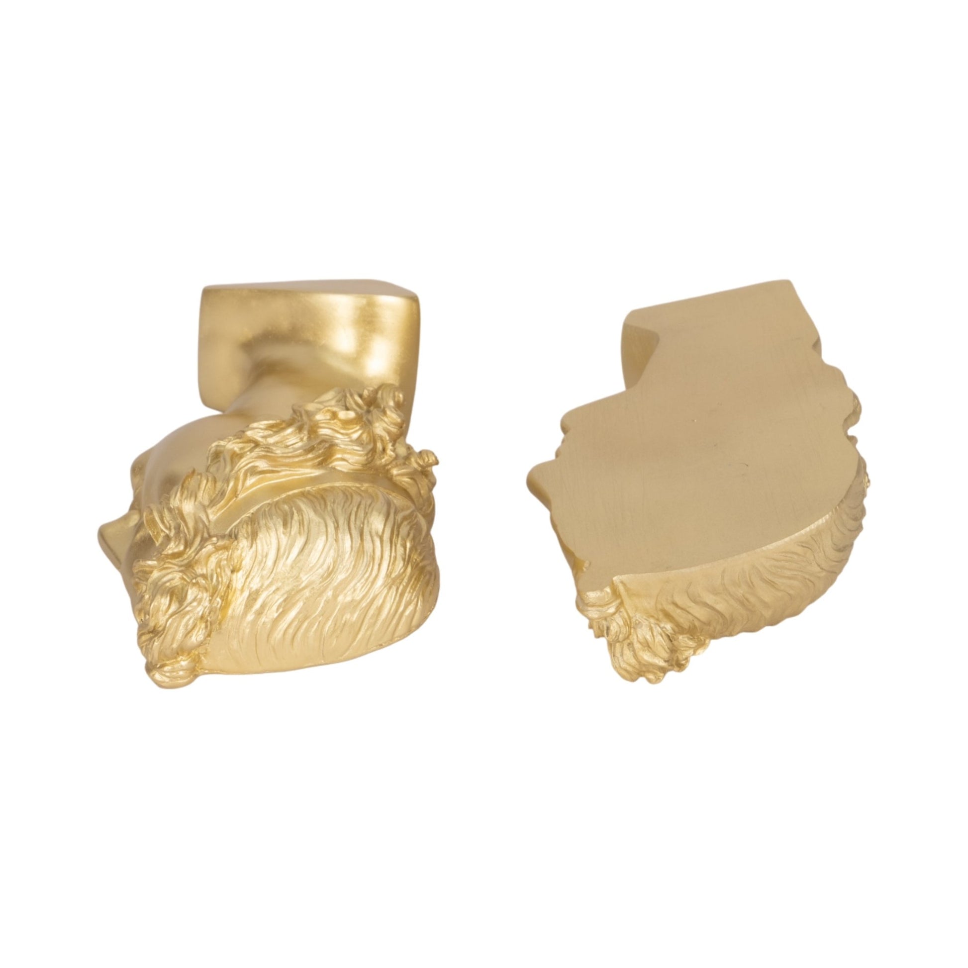 S/2 Resin, 9" Greek Goddess Bookends, Gold Table Decors| Sagebrook Home