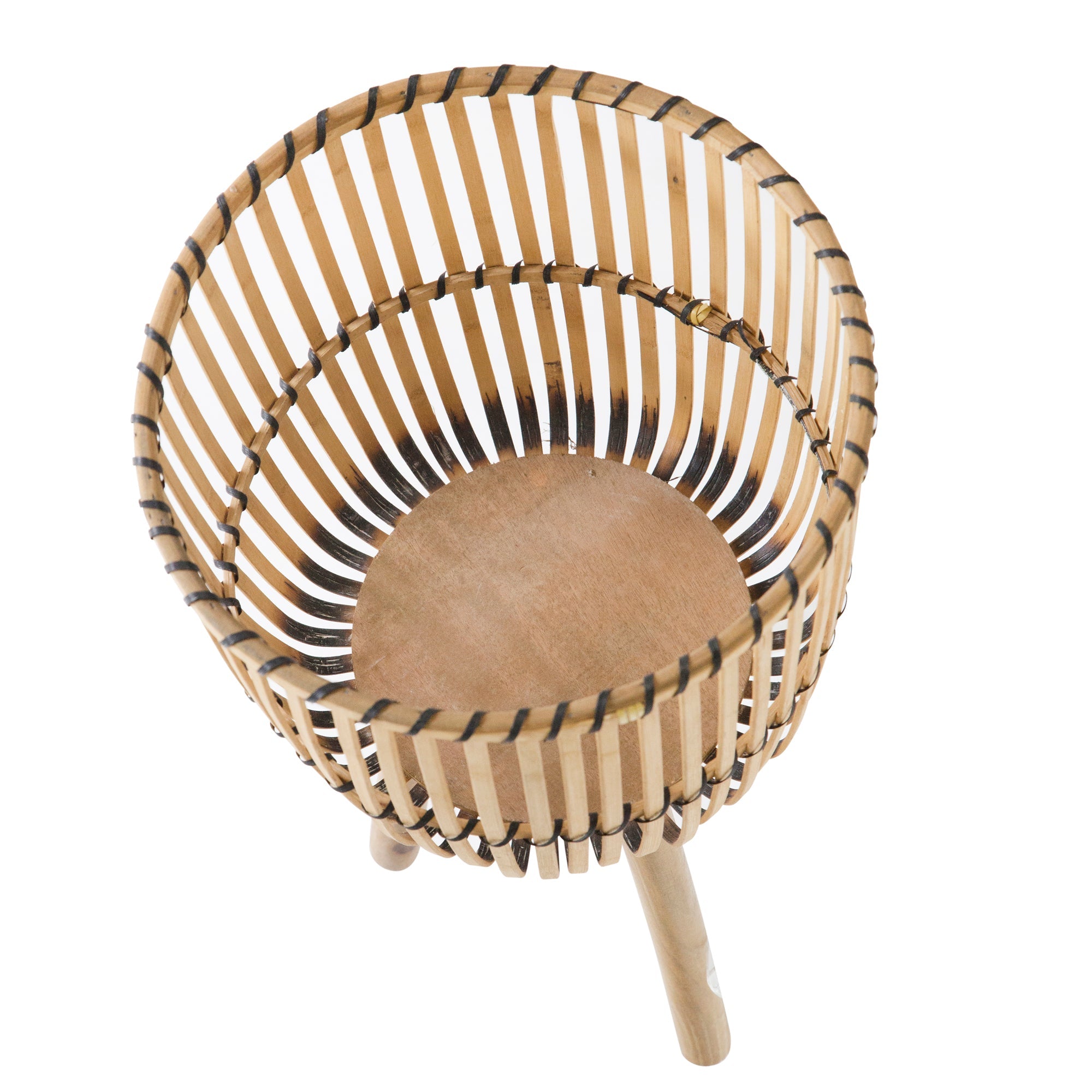 S/2 WICKER FOOTED PLANTERS 10/12", NATURAL Outdoor Planters| Sagebrook Home