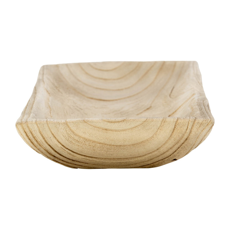 S/2 WOOD 15/20" RECTANGULAR TRAY, NATURAL - Al Rugaib Furniture