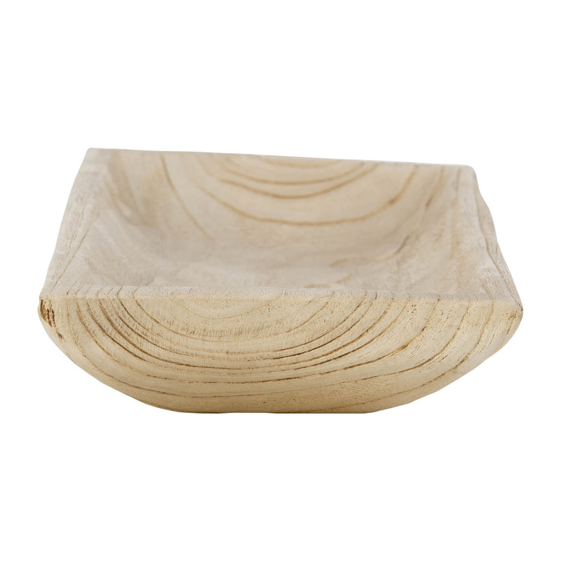 S/2 WOOD 15/20" RECTANGULAR TRAY, NATURAL - Al Rugaib Furniture
