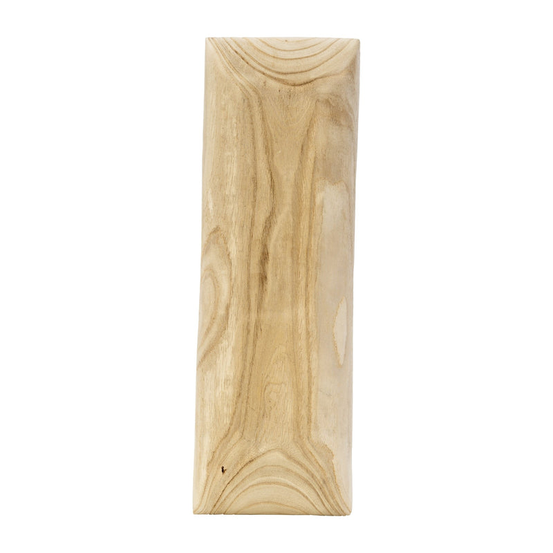 S/2 WOOD 15/20" RECTANGULAR TRAY, NATURAL - Al Rugaib Furniture