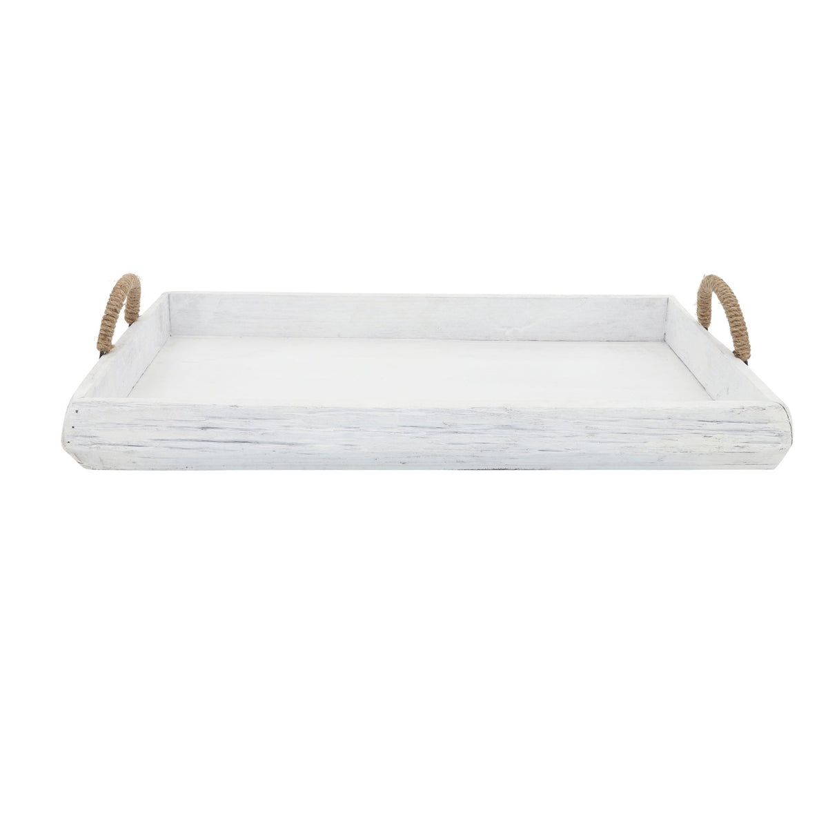 S/2 Wood Trays, White Wash Tray| Sagebrook Home