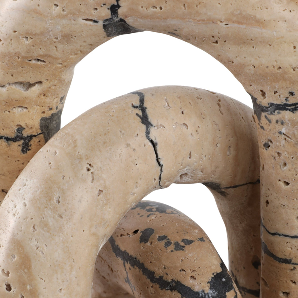 S/3 10" Gorda Crackle Travertine Arches Table Decors| Sagebrook Home