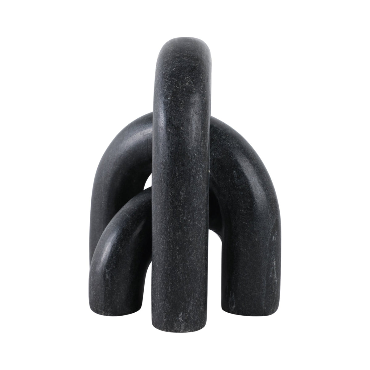 S/3 10" Walton Black Marble Arches Table Decors| Sagebrook Home