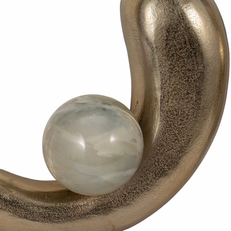 S/3 10/13/15" Amrita Gold Ring Wall Decor - Al Rugaib Furniture