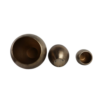 S/3 13/18/25" Noatak Bronze Planters - Al Rugaib Furniture